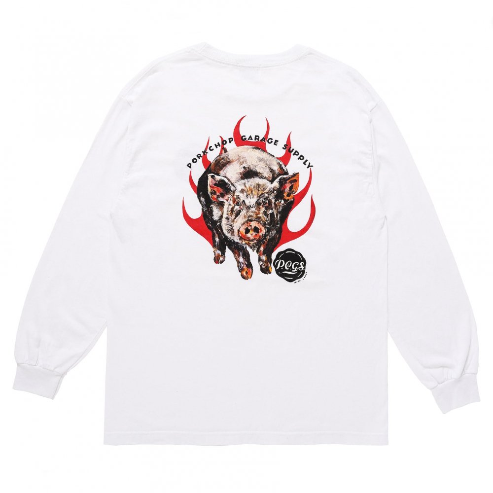 PORKCHOP Masa Sculp L/S Tee<img class='new_mark_img2' src='https://img.shop-pro.jp/img/new/icons7.gif' style='border:none;display:inline;margin:0px;padding:0px;width:auto;' />