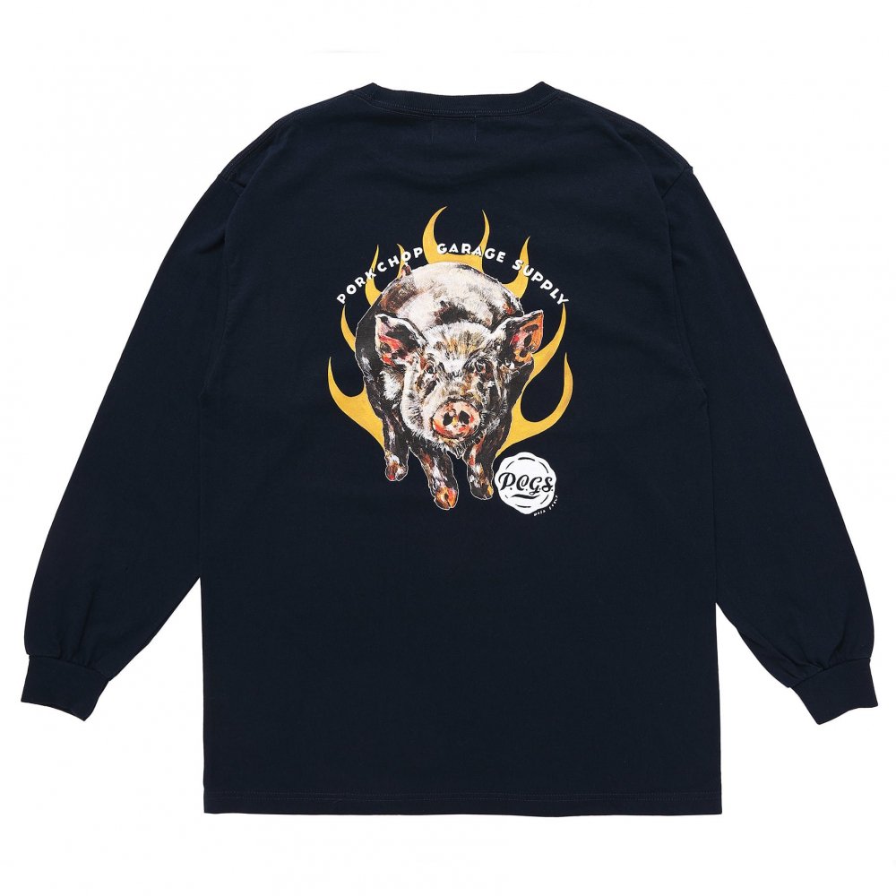 PORKCHOP Masa Sculp L/S Tee<img class='new_mark_img2' src='https://img.shop-pro.jp/img/new/icons7.gif' style='border:none;display:inline;margin:0px;padding:0px;width:auto;' />