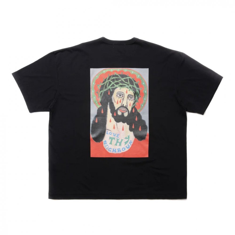 COOTIE Print S/S Tee (LOVE THY NEIGHBOUR) CTE-24S323 Black