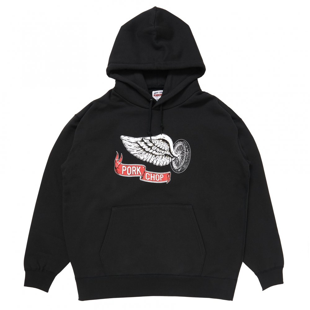 PORKCHOP Flying Wheel P Hooded<img class='new_mark_img2' src='https://img.shop-pro.jp/img/new/icons7.gif' style='border:none;display:inline;margin:0px;padding:0px;width:auto;' />