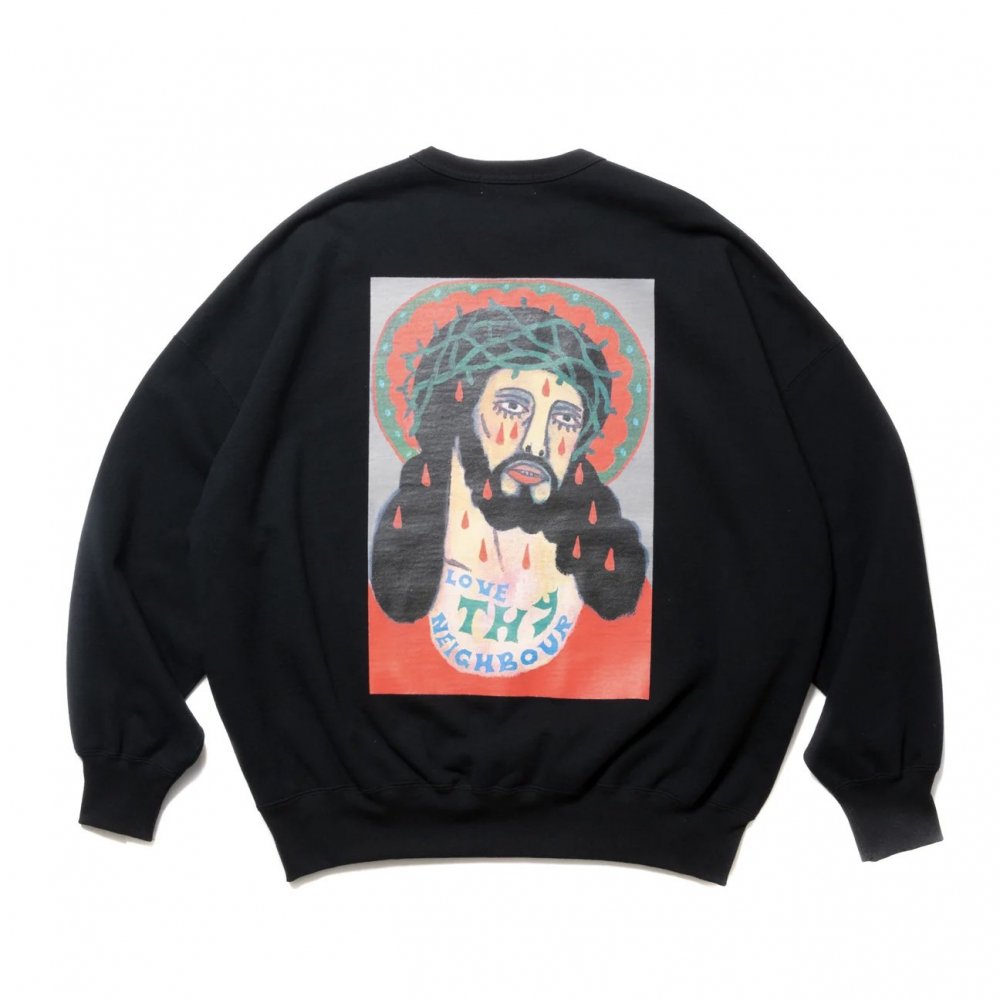 COOTIE Print Sweat Crew(LOVE THY NEIGHBOUR)
<img class='new_mark_img2' src='https://img.shop-pro.jp/img/new/icons50.gif' style='border:none;display:inline;margin:0px;padding:0px;width:auto;' />