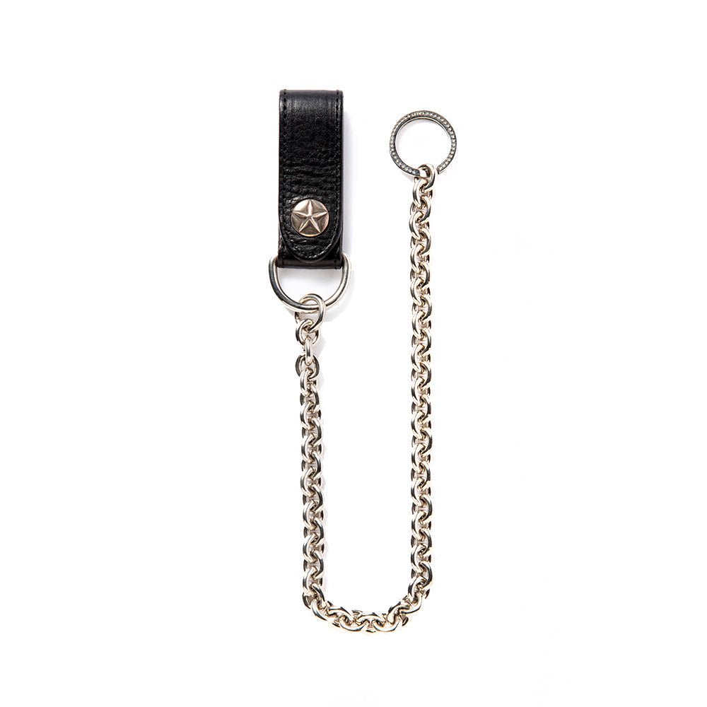 CALEE Silver Star Concho Leather Wallet Chain<img class='new_mark_img2' src='https://img.shop-pro.jp/img/new/icons6.gif' style='border:none;display:inline;margin:0px;padding:0px;width:auto;' />