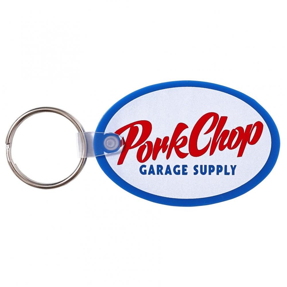 PORKCHOP Key Tag / Oval Script<img class='new_mark_img2' src='https://img.shop-pro.jp/img/new/icons7.gif' style='border:none;display:inline;margin:0px;padding:0px;width:auto;' />