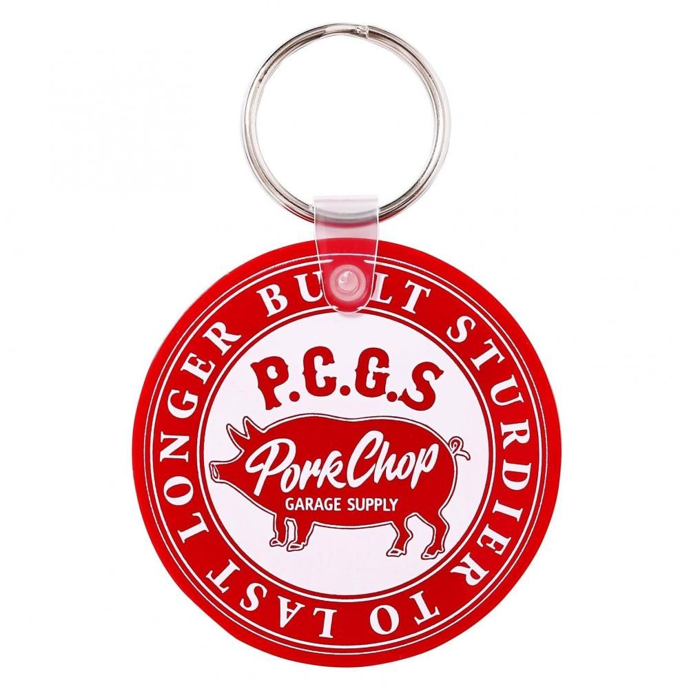 PORKCHOP Key Tag / Circle Pork<img class='new_mark_img2' src='https://img.shop-pro.jp/img/new/icons7.gif' style='border:none;display:inline;margin:0px;padding:0px;width:auto;' />