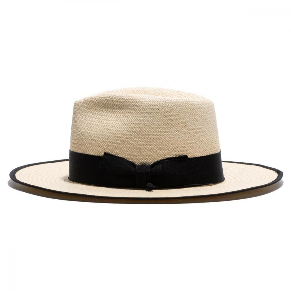 帽子 THE H.W. DOG & CO. BR PANAMA HAT OLIVE BR PANAMA HAT – THE