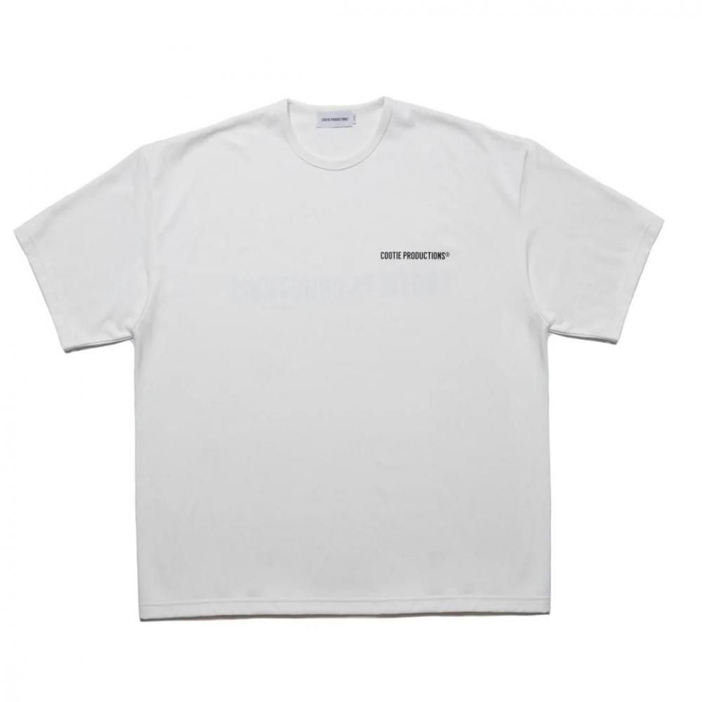COOTIE Dry Tech Jersey Oversized S/S Tee CTE-25S337 White
