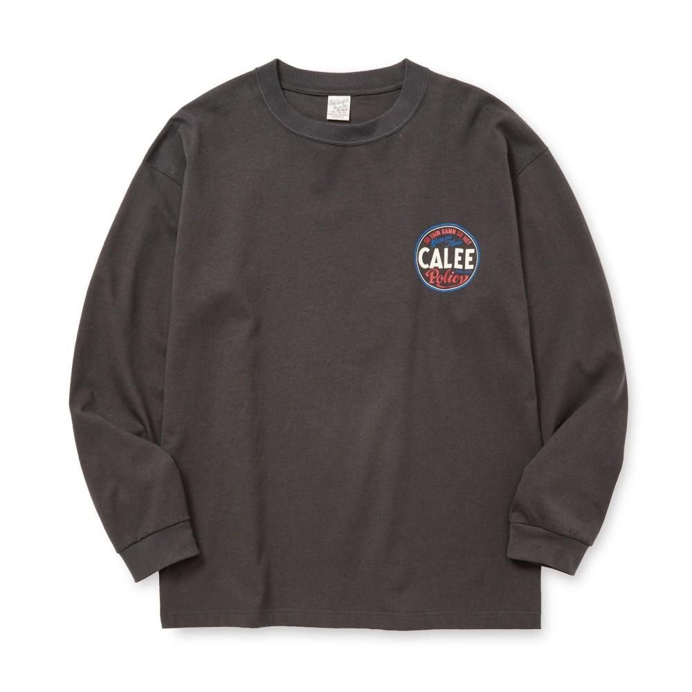 CALEE VINTAGE TYPE CIRCLE LOGO L/S TEE<img class='new_mark_img2' src='https://img.shop-pro.jp/img/new/icons6.gif' style='border:none;display:inline;margin:0px;padding:0px;width:auto;' />