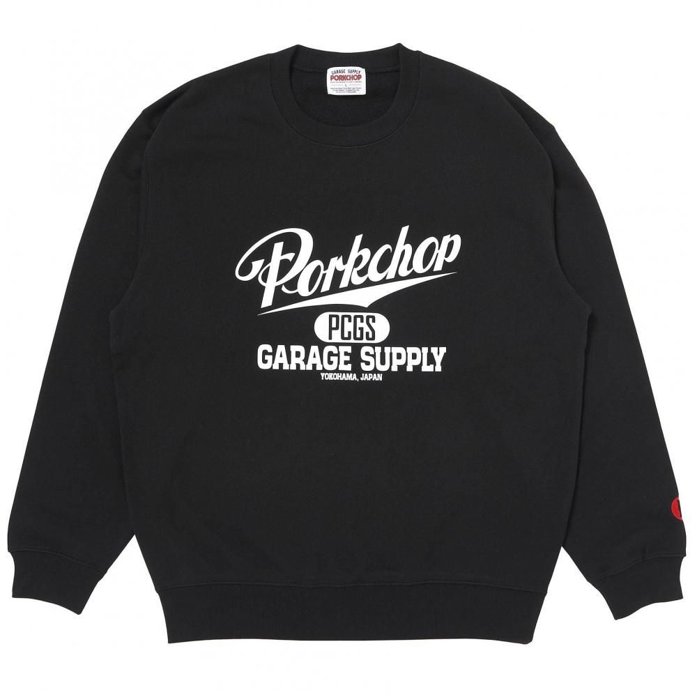 PORKCHOP Script College Sweat<img class='new_mark_img2' src='https://img.shop-pro.jp/img/new/icons7.gif' style='border:none;display:inline;margin:0px;padding:0px;width:auto;' />