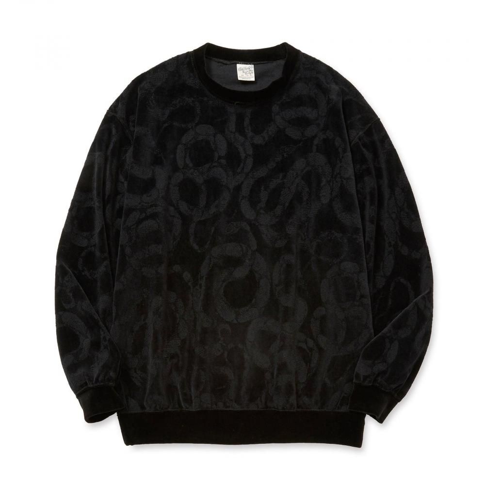 CALEE JQ Velour Crew Neck CS<img class='new_mark_img2' src='https://img.shop-pro.jp/img/new/icons6.gif' style='border:none;display:inline;margin:0px;padding:0px;width:auto;' />