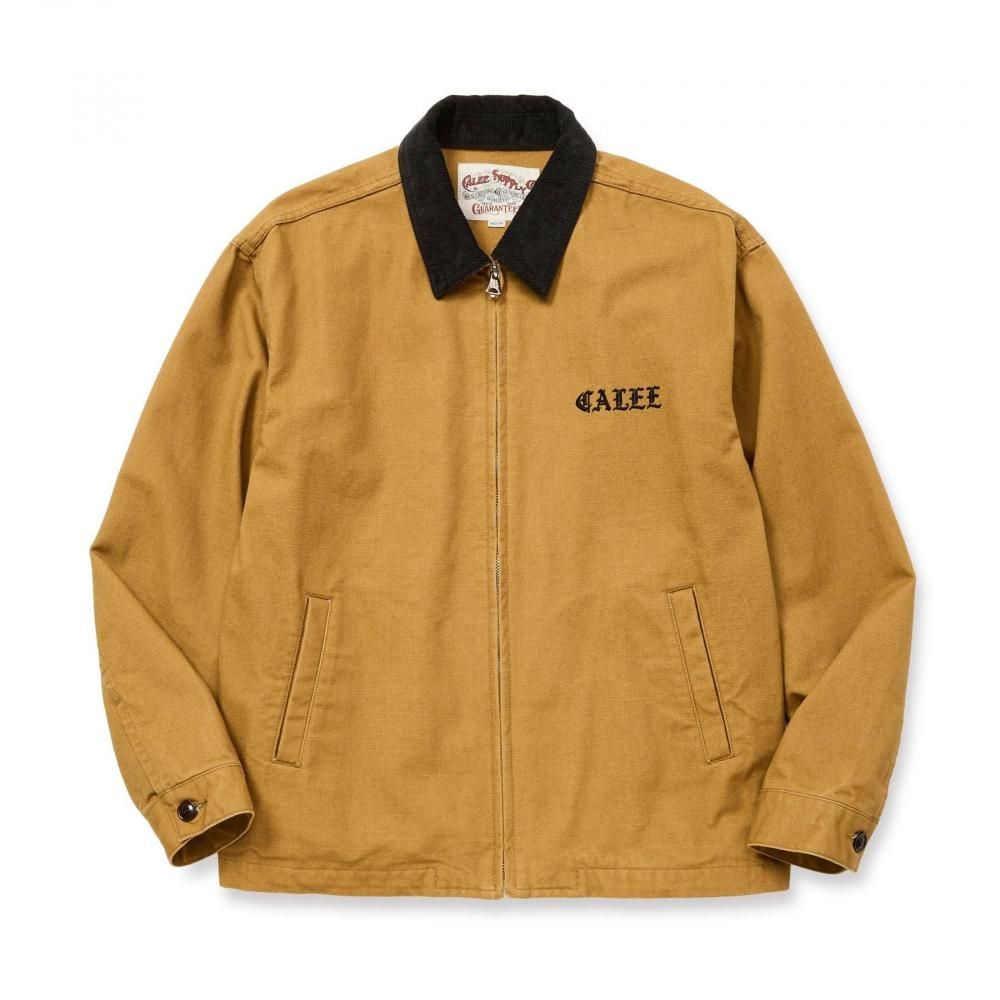 CALEE Vintage Reproduct Denim Corduroy Collar Duck Jacket<img class='new_mark_img2' src='https://img.shop-pro.jp/img/new/icons6.gif' style='border:none;display:inline;margin:0px;padding:0px;width:auto;' />