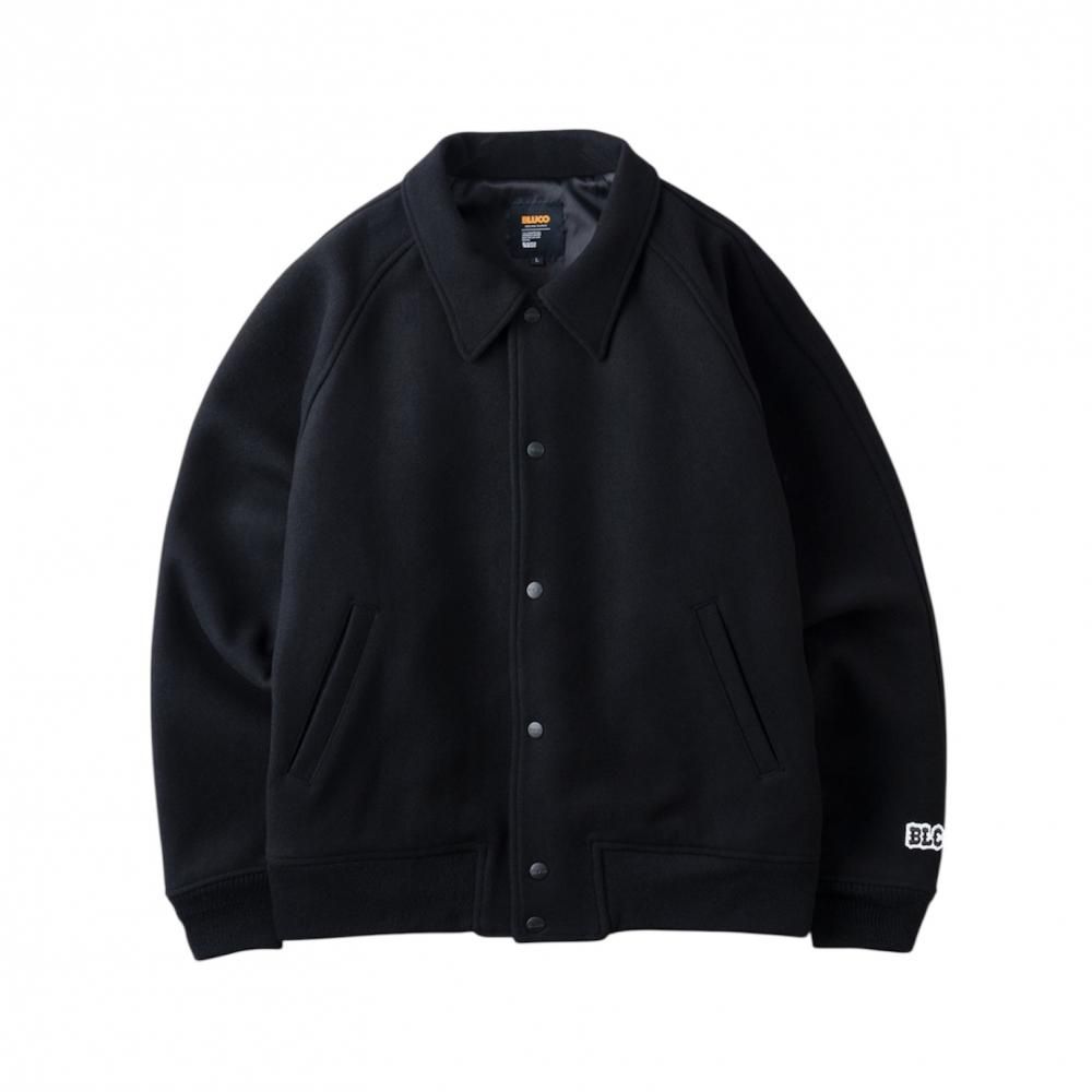 BLUCO Heavy Melton Award Jacket<img class='new_mark_img2' src='https://img.shop-pro.jp/img/new/icons7.gif' style='border:none;display:inline;margin:0px;padding:0px;width:auto;' />