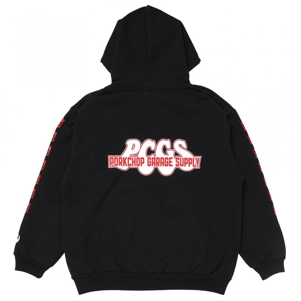 PORKCHOP PP Logo Zip Up Hoodie<img class='new_mark_img2' src='https://img.shop-pro.jp/img/new/icons7.gif' style='border:none;display:inline;margin:0px;padding:0px;width:auto;' />