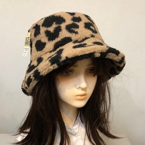 쥪ѡɥܥ ХåȥϥåȡBOA LEOPARD BUCKET HAT