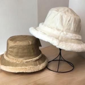 <img class='new_mark_img1' src='https://img.shop-pro.jp/img/new/icons61.gif' style='border:none;display:inline;margin:0px;padding:0px;width:auto;' />ݥꥹ x եڤؤ Хåȥϥå POLY SUEDE x FUR BUCKET HATࡼȥХ