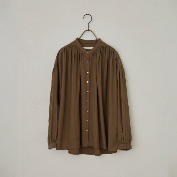 front gathered blouse