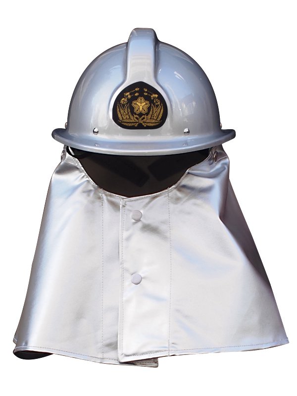 シルバー防火ヘルメット シコロ付き Fd 1 公式 消防グッズ通販の 消防ユニフォーム