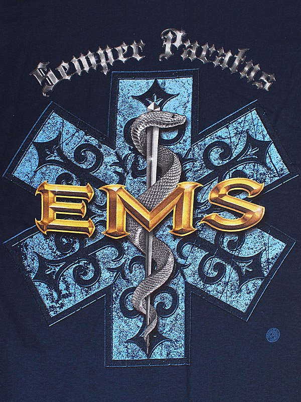EMS Semper Paratus 消防Tシャツ【画像2】