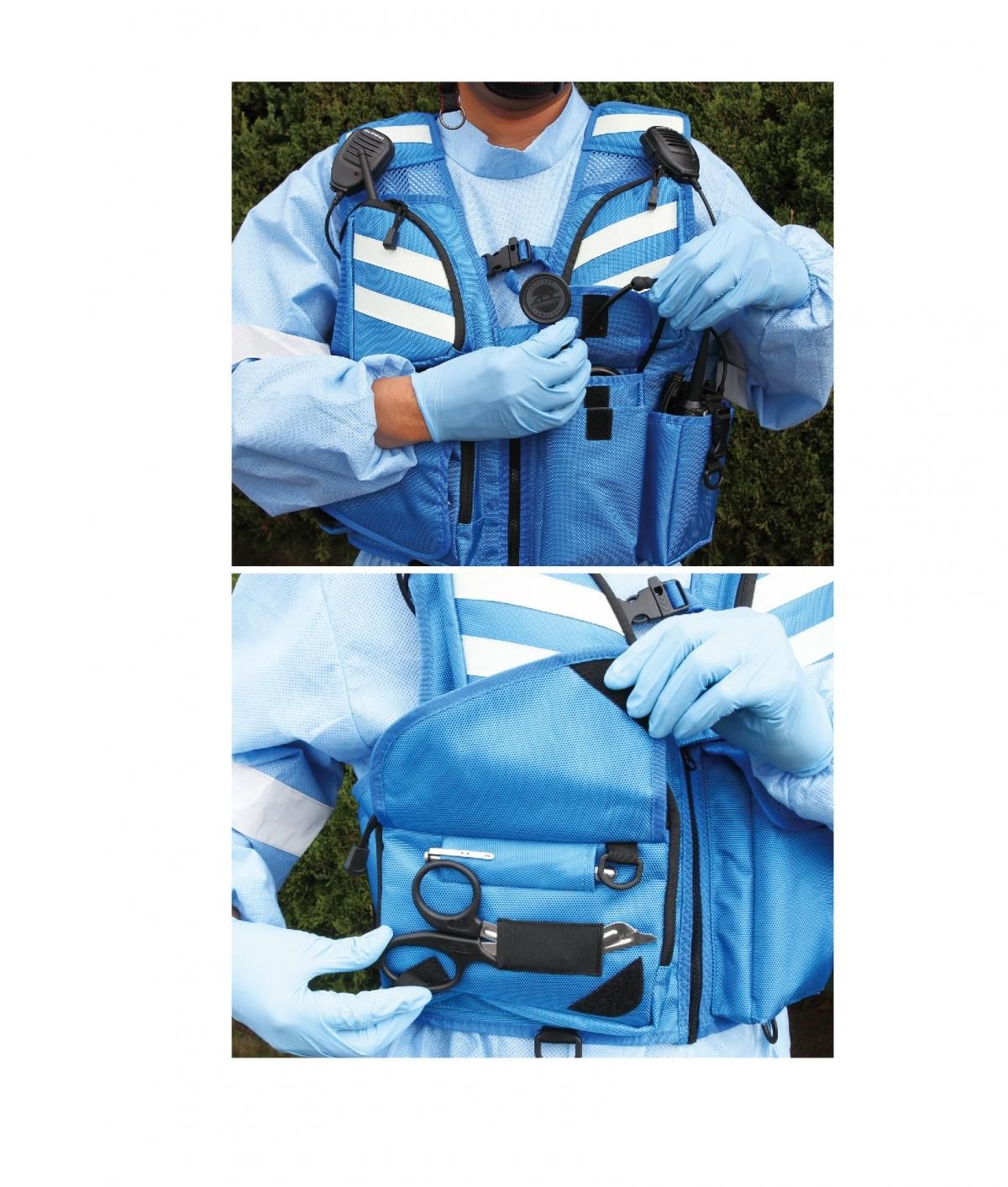 EMS 救急救命 実物ユニフォーム つなぎ MADE IN さき U.S.A. 『L』