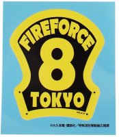 Tシャツ 【炎炎ノ消防隊】第8特殊消防隊　ヘルメット前章シール