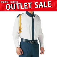 レスカス手袋（日本グローブサービス） 【在庫限り特価】肩章・モール止め付　長袖　カッターシャツ　