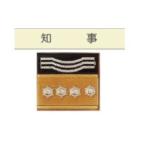  【金属製／ピン式】消防関係職員　胸章（階級章）　知事