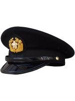 帽子・ヘルメット 黒ドスキン冬制帽　甲種制帽