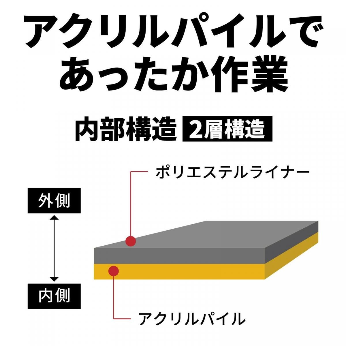 アクリル防寒手袋