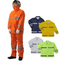 消防活動服（防災服・作業服） 透湿安全消防レインウェア（FS-6000　安全レイン）