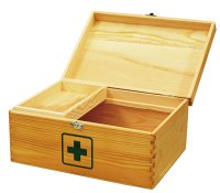 簡易トイレ・救急・衛生 木製救急箱　M・Lサイズ