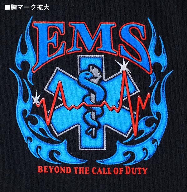 EMS Beyond The Call of Duty 消防Tシャツ【画像3】