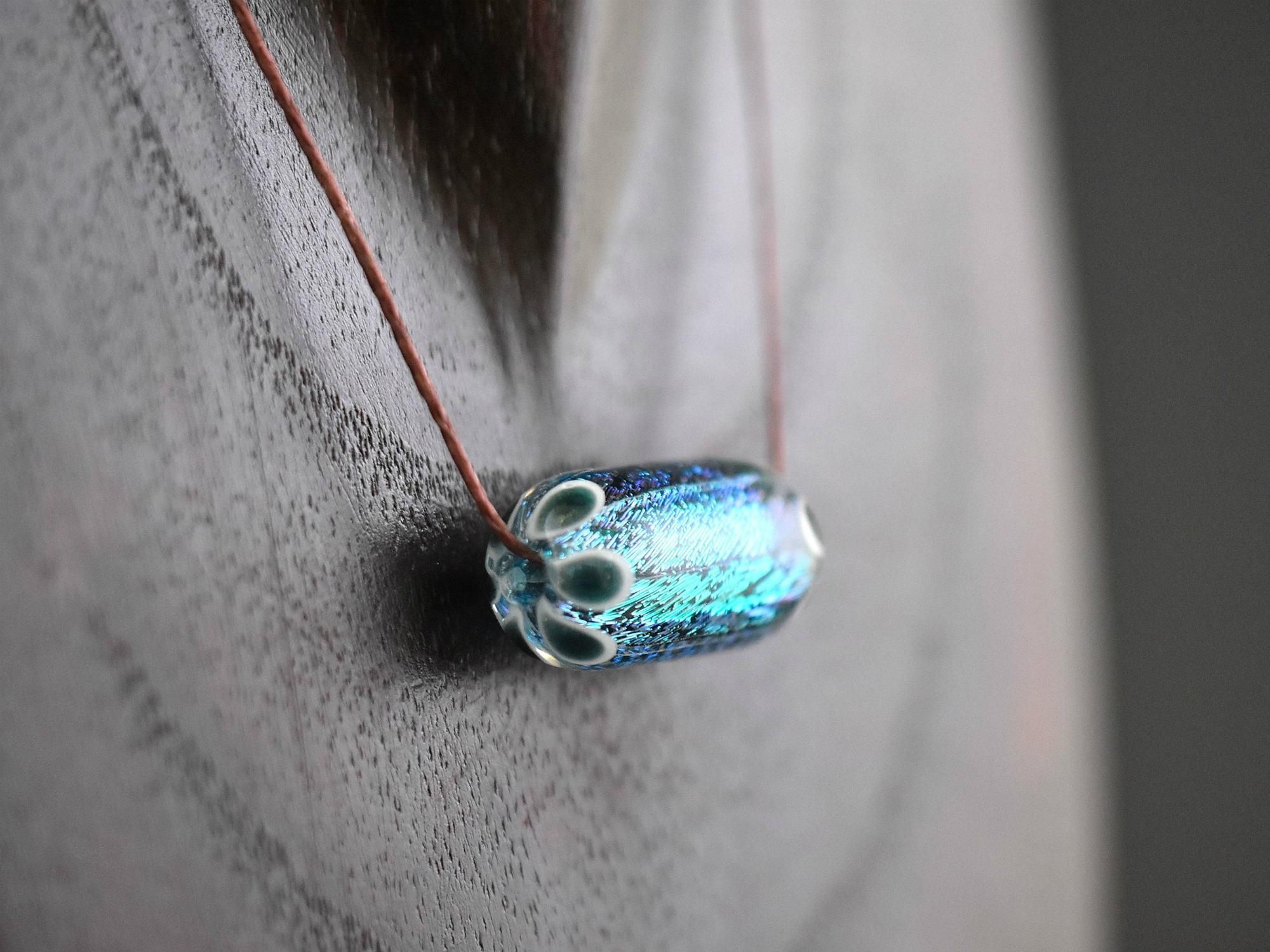 Azul Glass ガラスペンダント(蝋引きヒモ付属) az-590 - 【Glass
