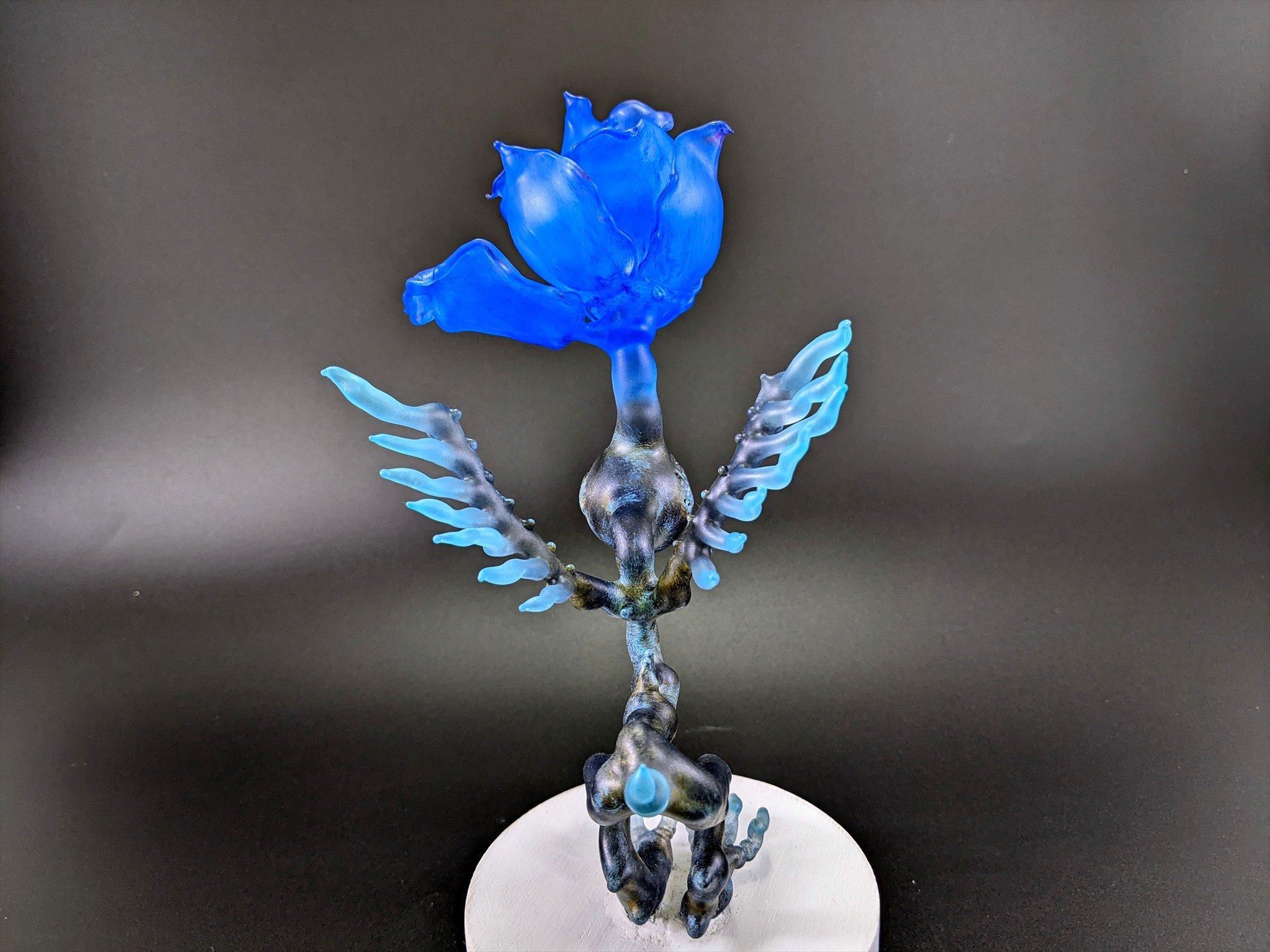 手代木チカ 立体造形作品『午前四時の吐息』 tc-21 - 【Glass