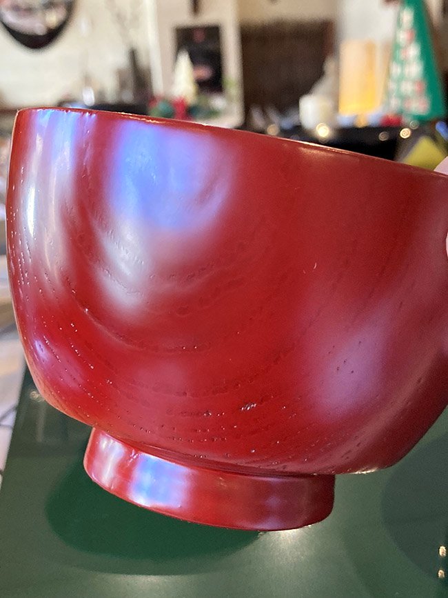 菓子鉢(60年程前の漆器)