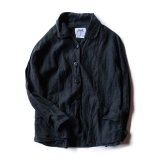 OLD FLAX BLACK LINEN JACKET SMALL 