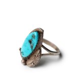 OLD NAVAJO TURQUOISE RING
