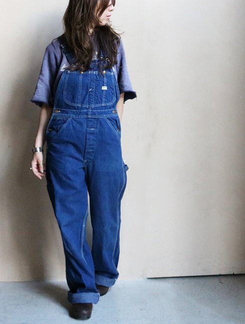 1950s VTG LEE JELT DENIM OVERALL SIZE S - S T L O W - l i f e