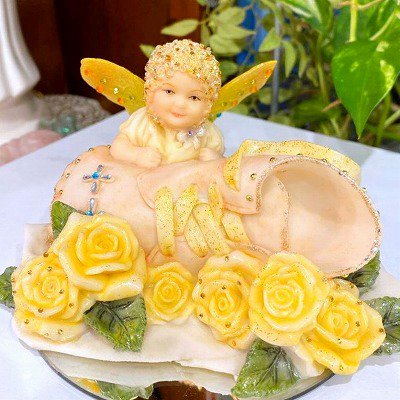キラキラ バターカップ キンポウゲの花の妖精 天然石アクセサリー 天使雑貨 Angel Stone