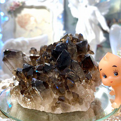 風水セレナイト共生✨ 天使の水晶 レインボー アポフィライト 原石