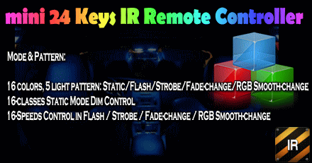 mini 24 keys led rgb controller 