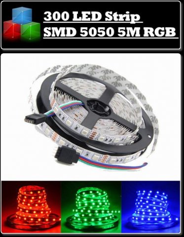 非防水RGB LEDテープライト 300LED 5M- LEDテープライト&天然石ビーズ