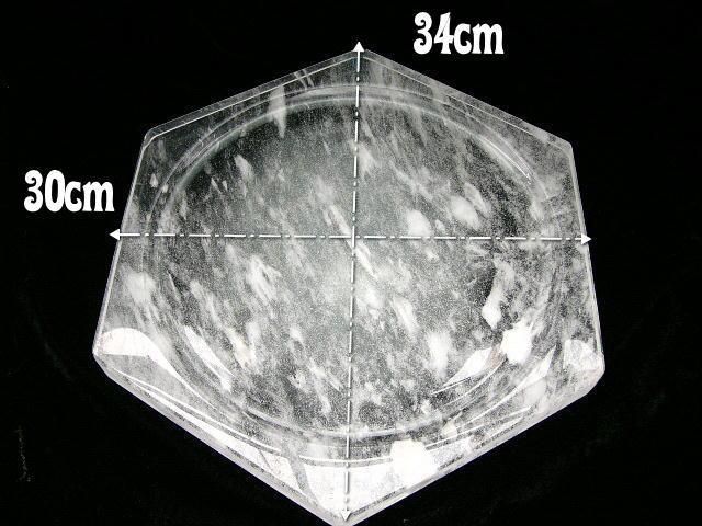 特品限定1枚 六角形水晶焼肉プレート販売- パワーストーン「スカイショップ」