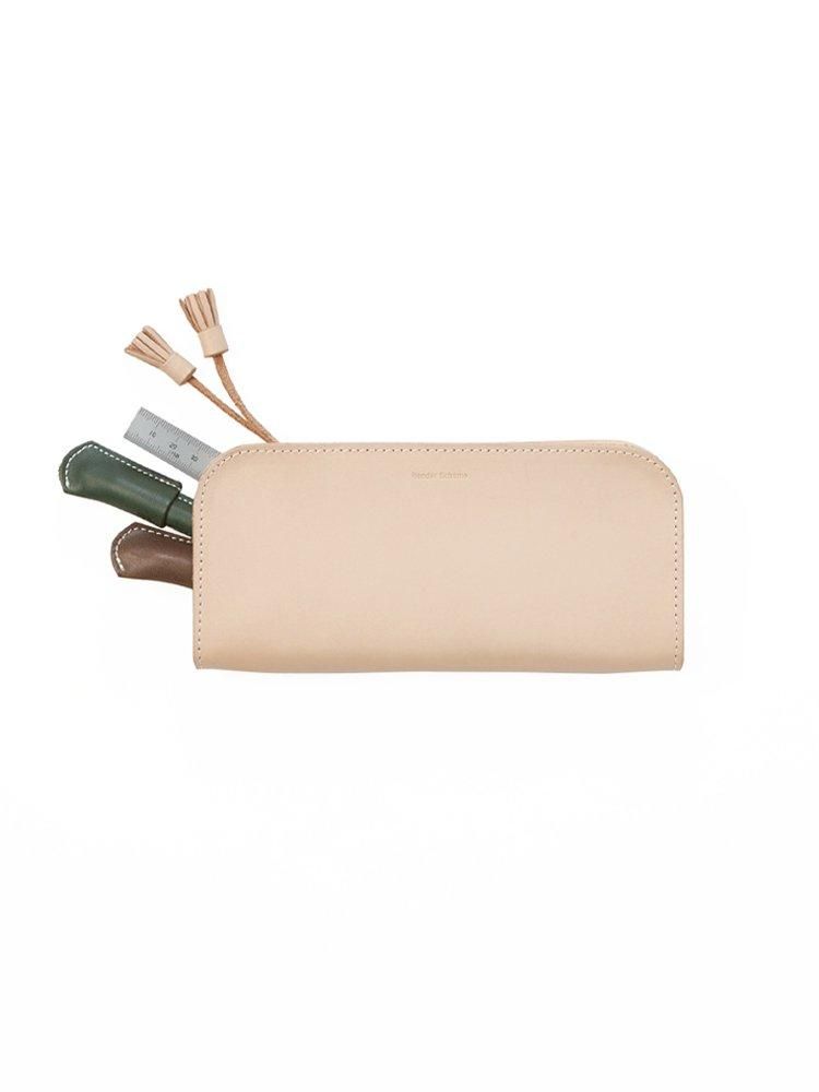 Hender Scheme / ZIP PEN CASE (NATURAL) - TROUPE ONLINE SHOP Hender Scheme / ZIP PEN CASE (NATURAL) - TROUPE ONLINE SHOP