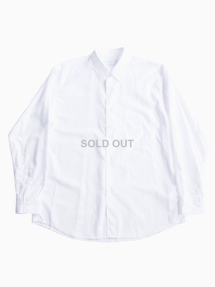 激安通販  Regular Broad Graphpaper Collar 3 Shirt シャツ