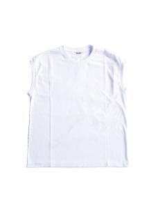 AURALEE women'sSEAMLESS CREW NECK SLEEVELESS (WHITE)