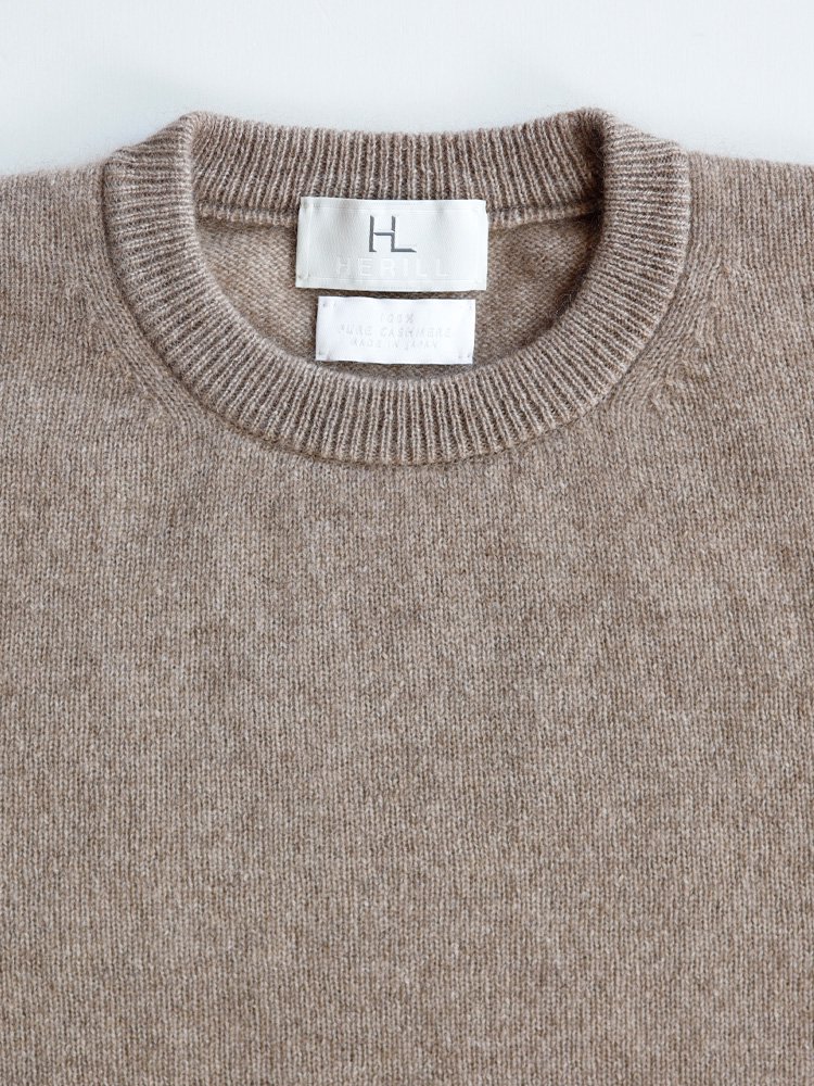 HERILL】WHOLEGARMENT PULLOVER (NATURAL) - TROUPE ONLINE SHOP