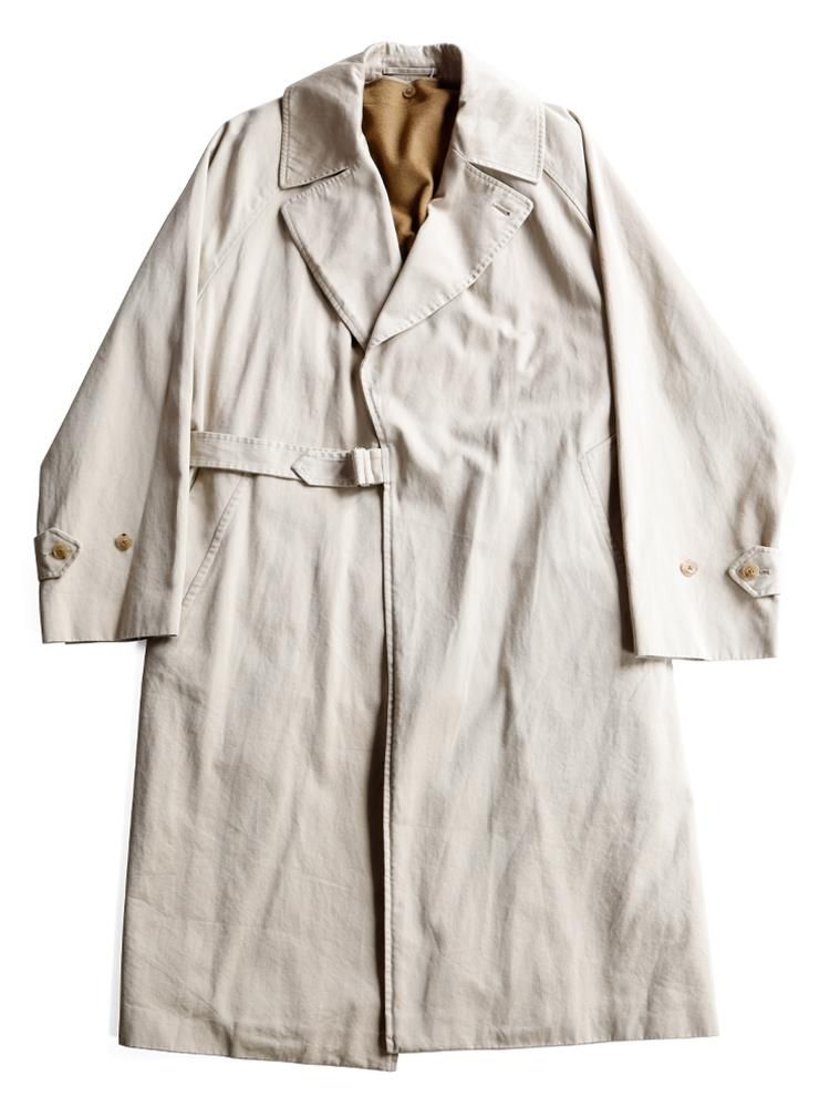 【COMOLI】ウォッシュドタイロッケンコート (BEIGE) - TROUPE ONLINE SHOP - COMOLI AURALEE Graphpaper NEAT Hender Scheme 通販