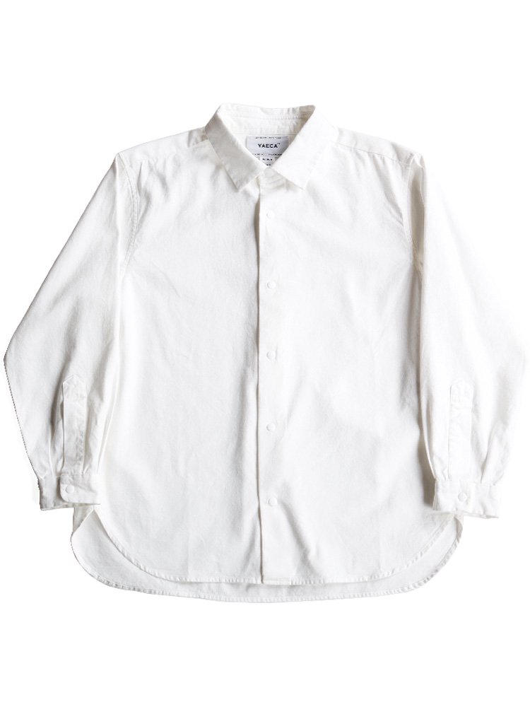 【YAECA women's】COMFORT SHIRT RELAX LONG (WHITE) - TROUPE ONLINE SHOP -  COMOLI AURALEE Graphpaper NEAT Hender Scheme 通販