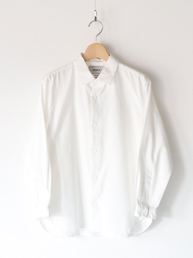 【YAECA women's】COMFORT SHIRT RELAX LONG (WHITE) - TROUPE ONLINE SHOP -  COMOLI AURALEE Graphpaper NEAT Hender Scheme 通販