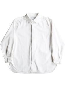 YAECA women'sCOMFORT SHIRT RELAX LONG (WHITE)