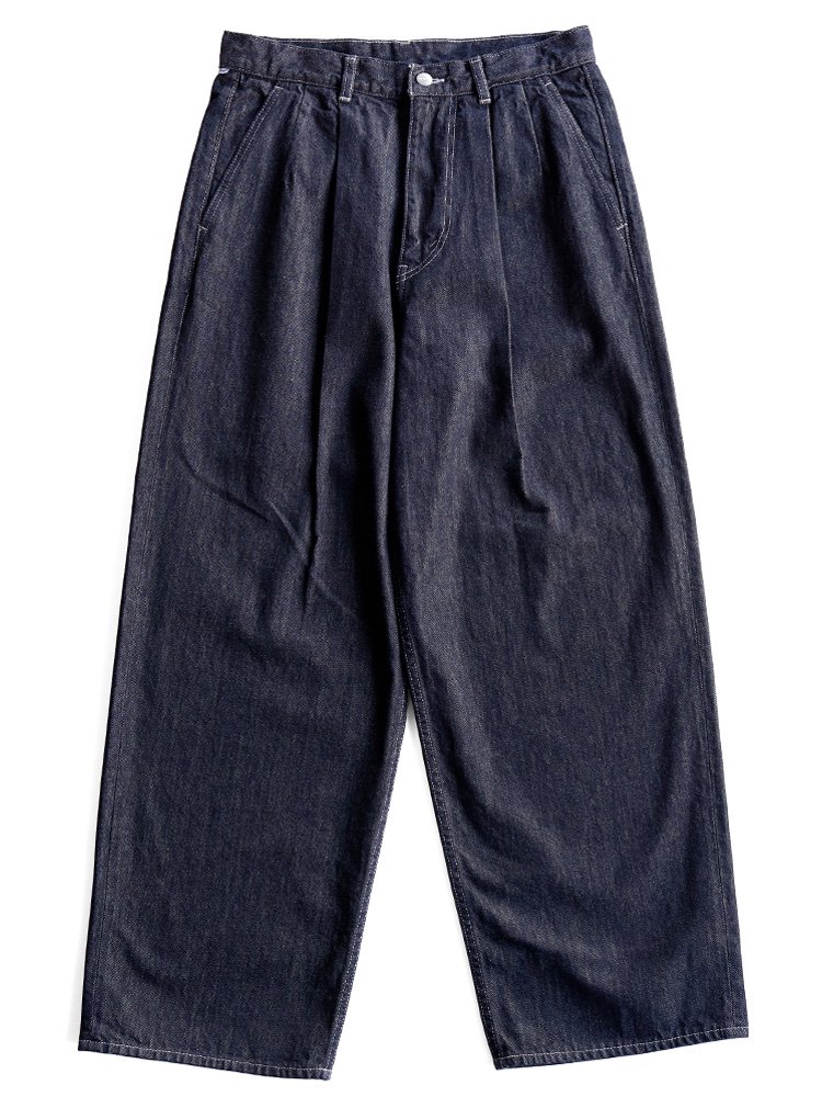 Graphpaper / COLORFAST DENIM TWO TUCK PANTS (NAVY) - TROUPE ONLINE SHOP -  COMOLI AURALEE Graphpaper NEAT Hender Scheme 通販